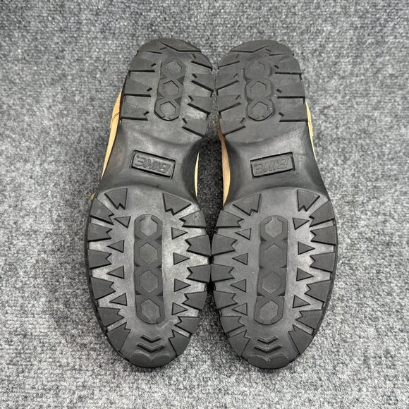 Bike Vintage Hiking Shoe Womens Size 8 Tan Canvas Burlap Suede Low Lace Athletic - Picture 10 of 12